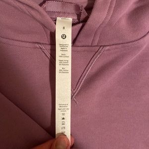 Lulu lemon all yours cropped hoodie like BRAND NEW condition